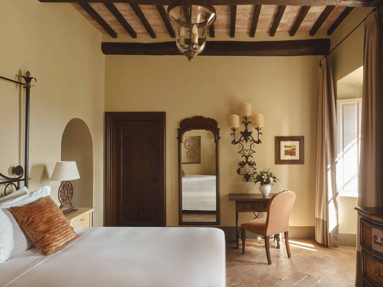 Castello di Casole Belmond Toscane Chambre