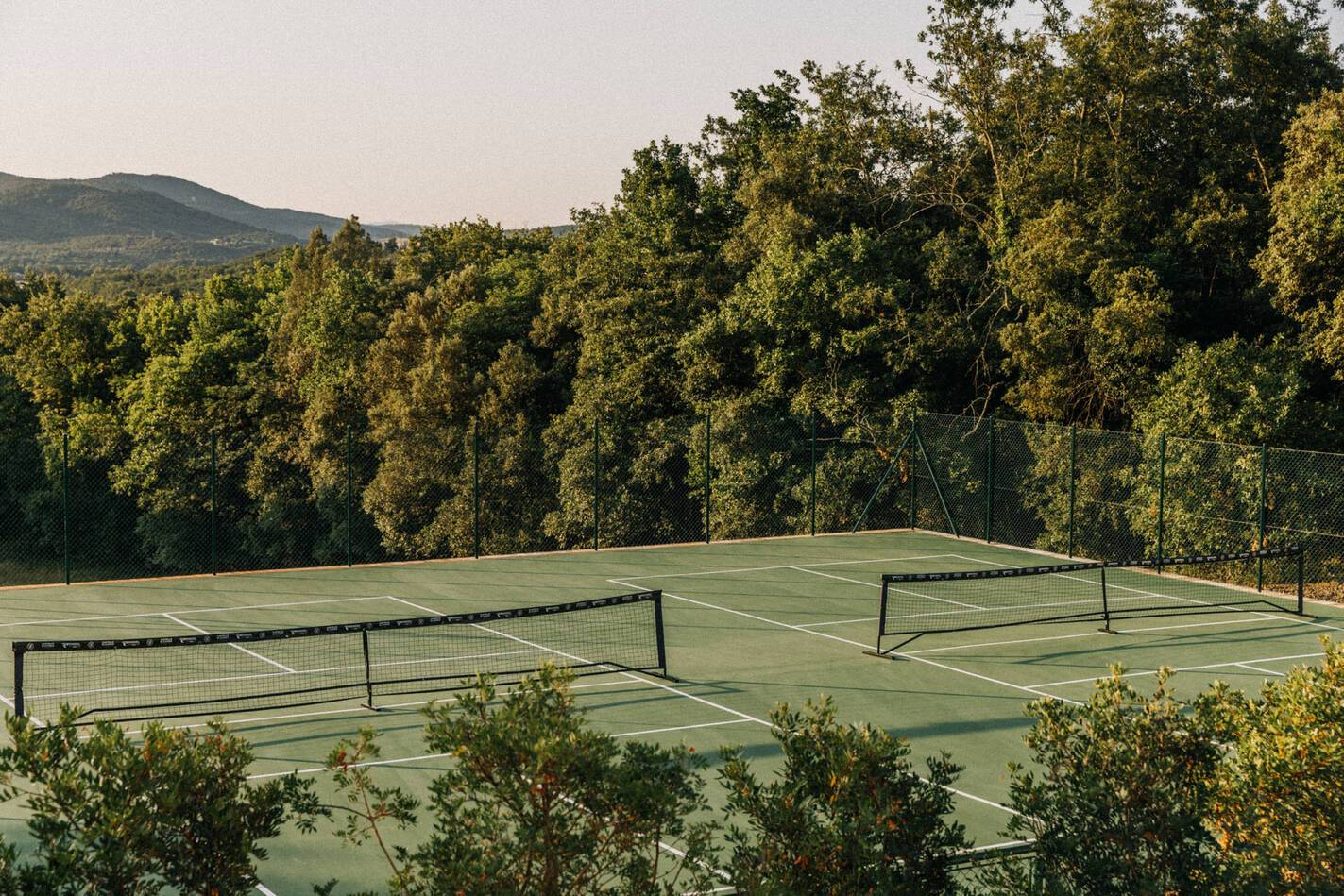 Castello di Casole Belmond Toscane Tennis