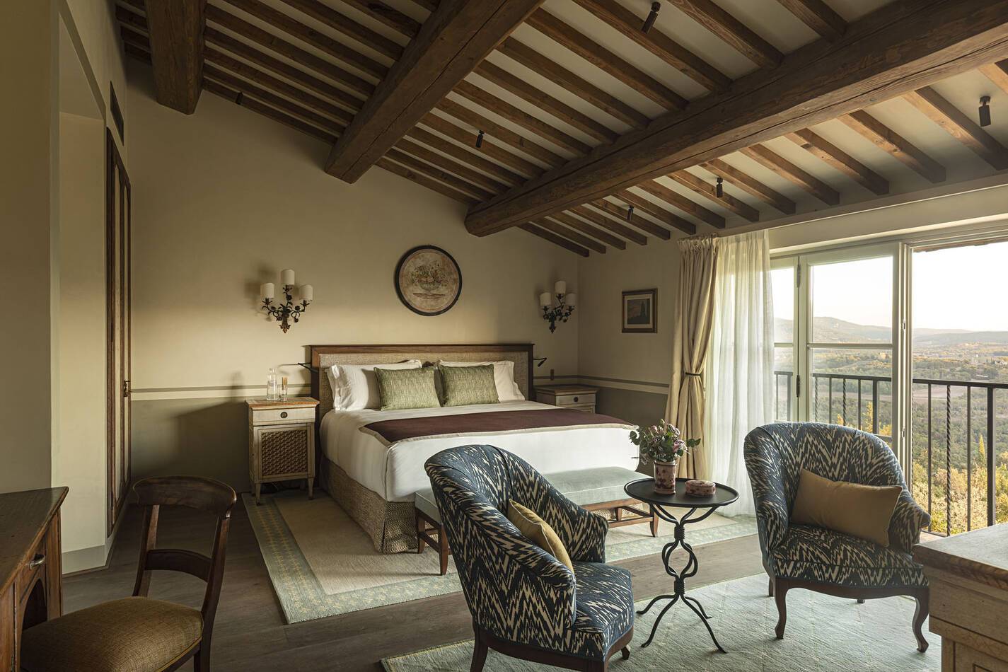 Castello di Casole Belmond Toscane Villa Chambre