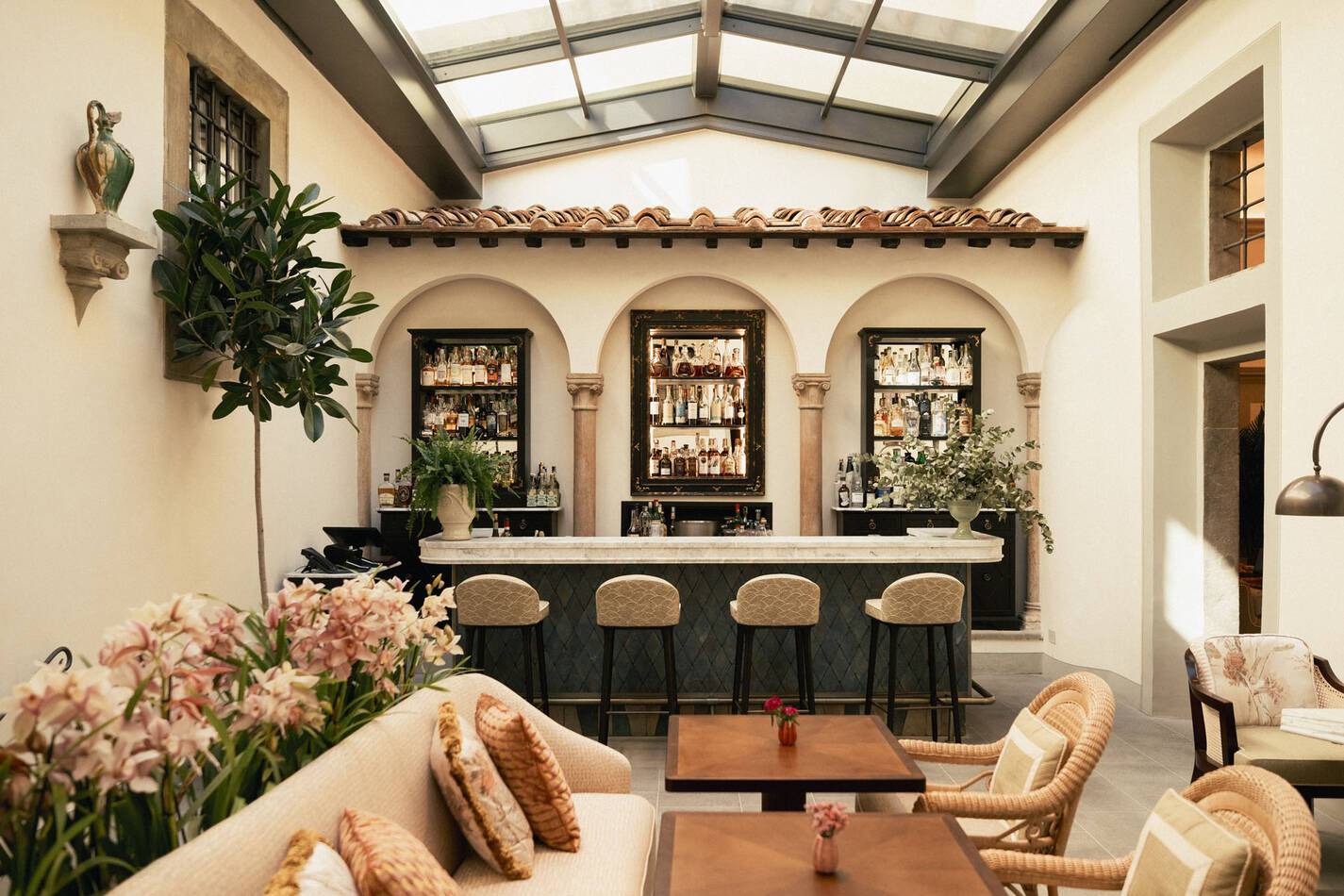 Villa San Michele Belmond Italie Florence Bar