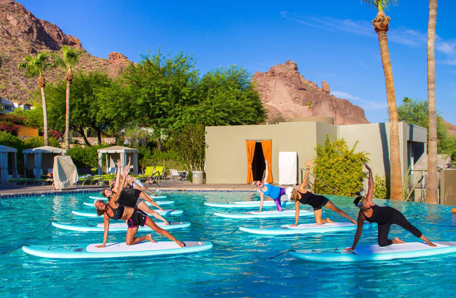 CamelBack Mountain Arizona Paddleboard Yoga
